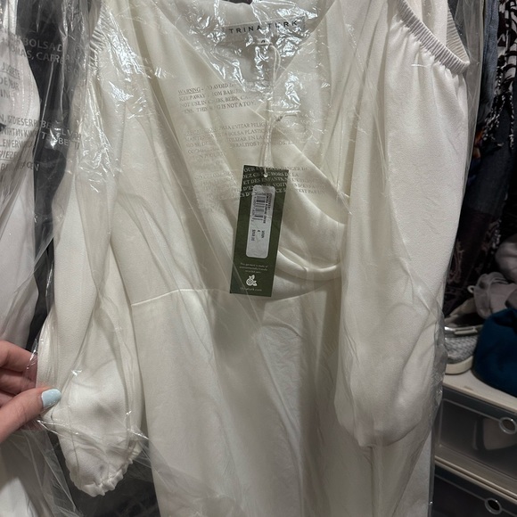 Trina Turk white Sonora midi dress size 4 - Picture 4 of 4